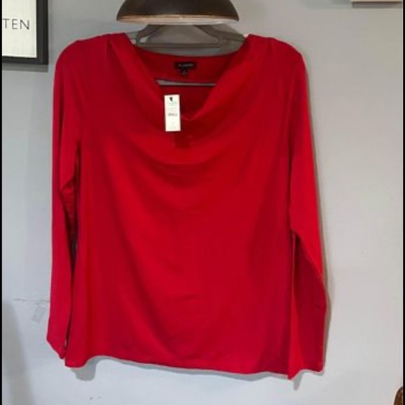 Talbots Tops - Nwt Talbots Red long Sleeve Top Size Medium